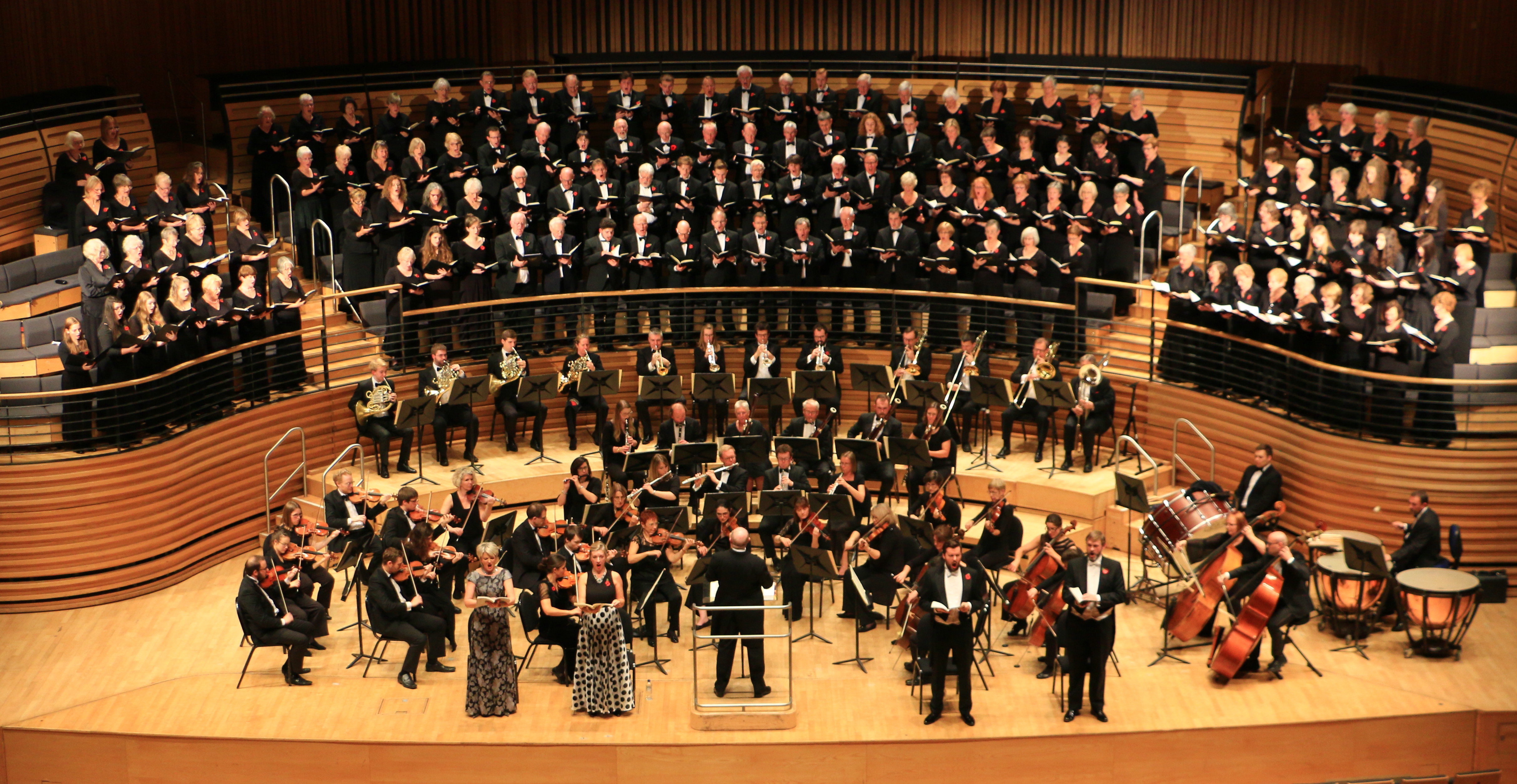 Cleveland Philharmonic Choir performing at Sage, Gateshead